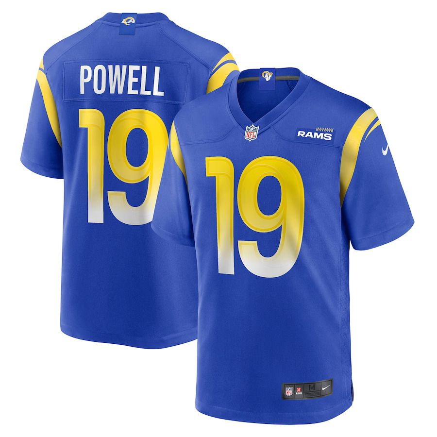 Men Los Angeles Rams #19 Brandon Powell Nike Royal Game NFL Jersey
